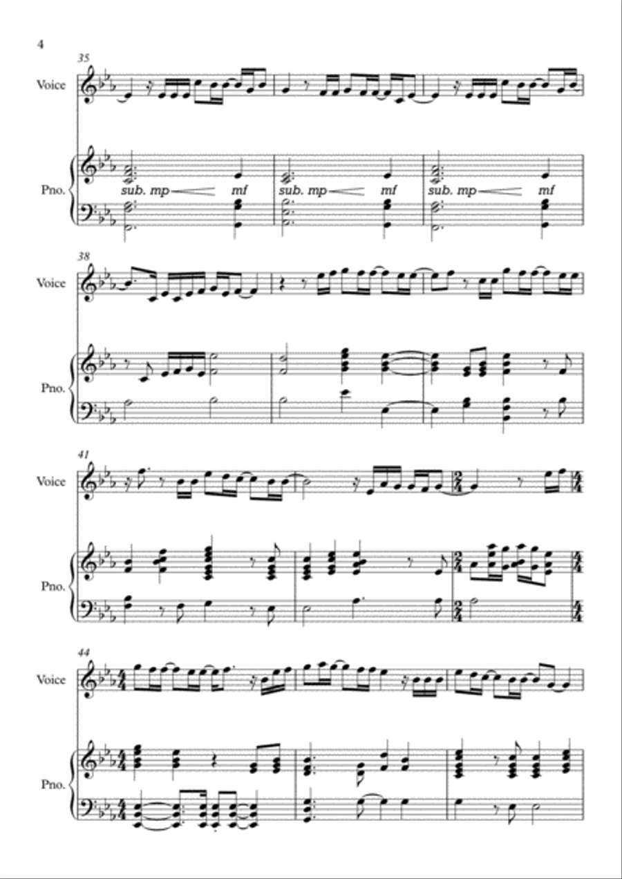 In Diesem Moment Tenor Voice scores gallery preview page 4