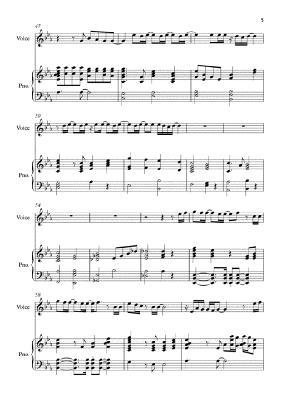 In Diesem Moment Tenor Voice scores gallery preview page 5