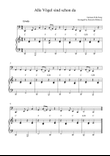 Alle Vögel sind schon da (All the Birds are there/ Spring Song) (bassoon solo and piano accompanimen