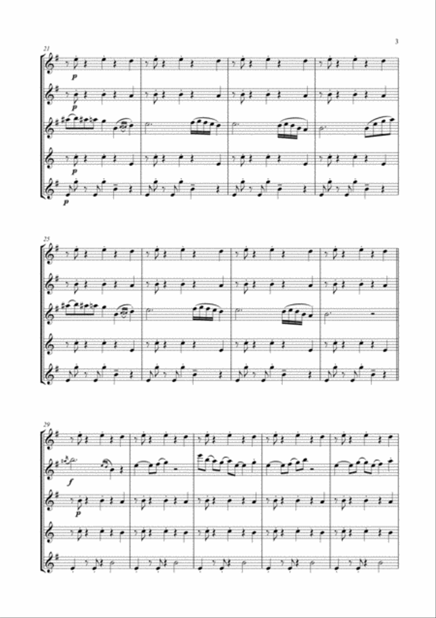 Take Five Woodwind Ensemble scores gallery preview page 4