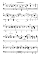 Moonlight Sonata Mvt 1. Simplified version. Piano solo Piano Method scores gallery preview page 3