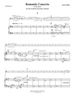 Romantic Concerto for Trombone with Piano reduction accompaniment