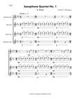 Slow, for saxophone quartet