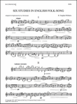 Six Studies in English Folk Song for Euphonium mini preview