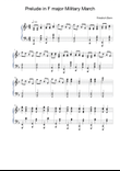 Prelude in F major (Military March)