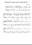 Prelude in F sharp minor (The Sad Ghost)