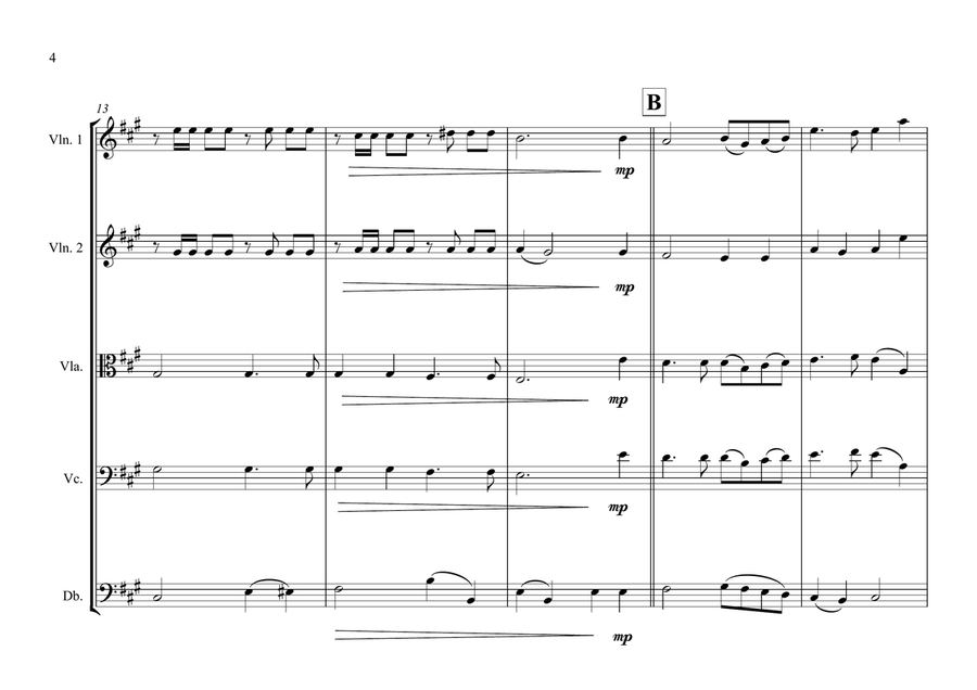 Irish National Anthem for String Orchestra (World National Anthem Series) String Orchestra scores gallery preview page 4