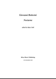 Giovanni Bottesini, Nocturne, transcribed and edited by Klaus Stoll