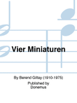 Vier Miniaturen