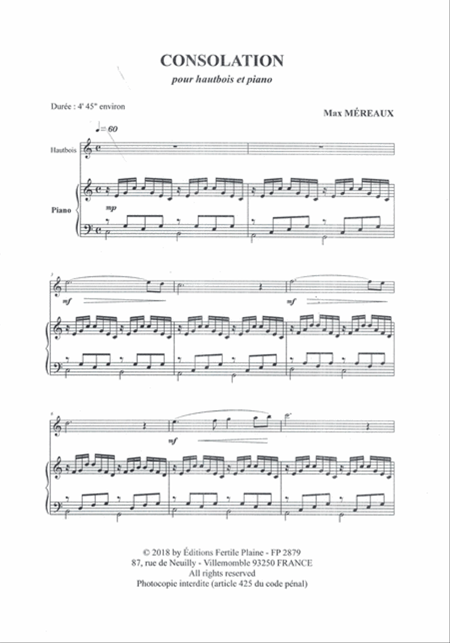 Hommage À Purcell Bassoon Solo scores gallery preview page 1