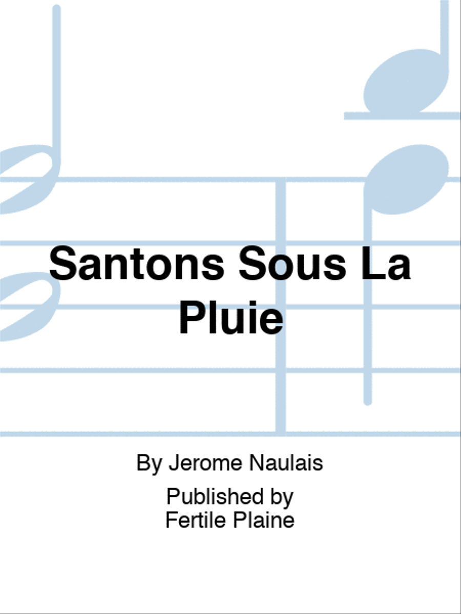 Santons Sous La Pluie Euphonium scores gallery preview page 1