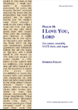 Psalm 18: I Love You, Lord