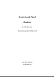 Ignatz Joseph Pleyel (1757-1831), Rondeau for double bass and cello. Transcribed and edited by Kla