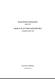 Joseph Boismortier (1689-1734) Sonata in Bb major for double bass and violin. Transcribed and edited