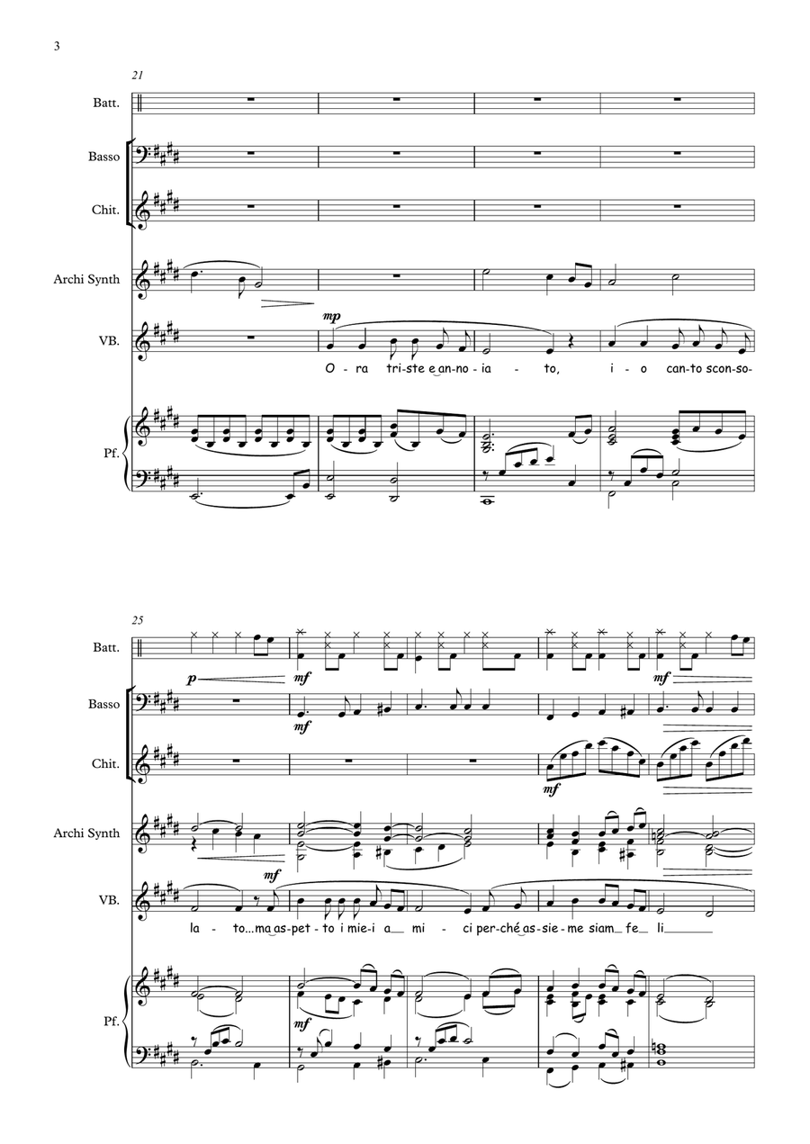 Noia (Band version) Noia (Band version) Unison Choir scores gallery preview page 3