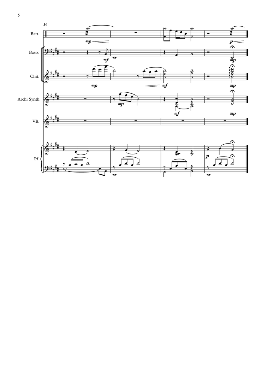 Noia (Band version) Noia (Band version) Unison Choir scores gallery preview page 5