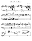 Prelude No.2 in D major