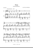 Waltz for Oboe and Piano