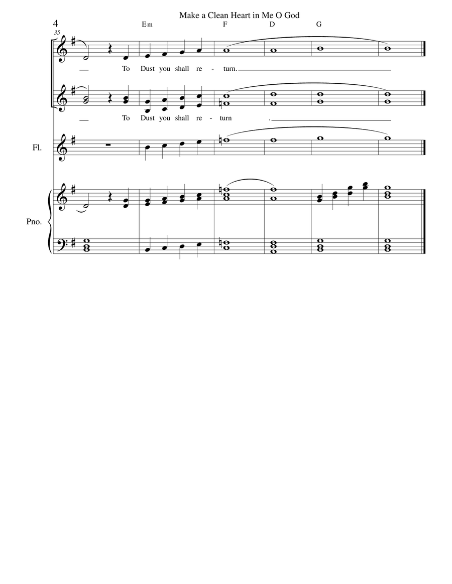 Lent and Easter music book - 9 songs - choir and instrumental pieces Choir scores gallery preview page 6