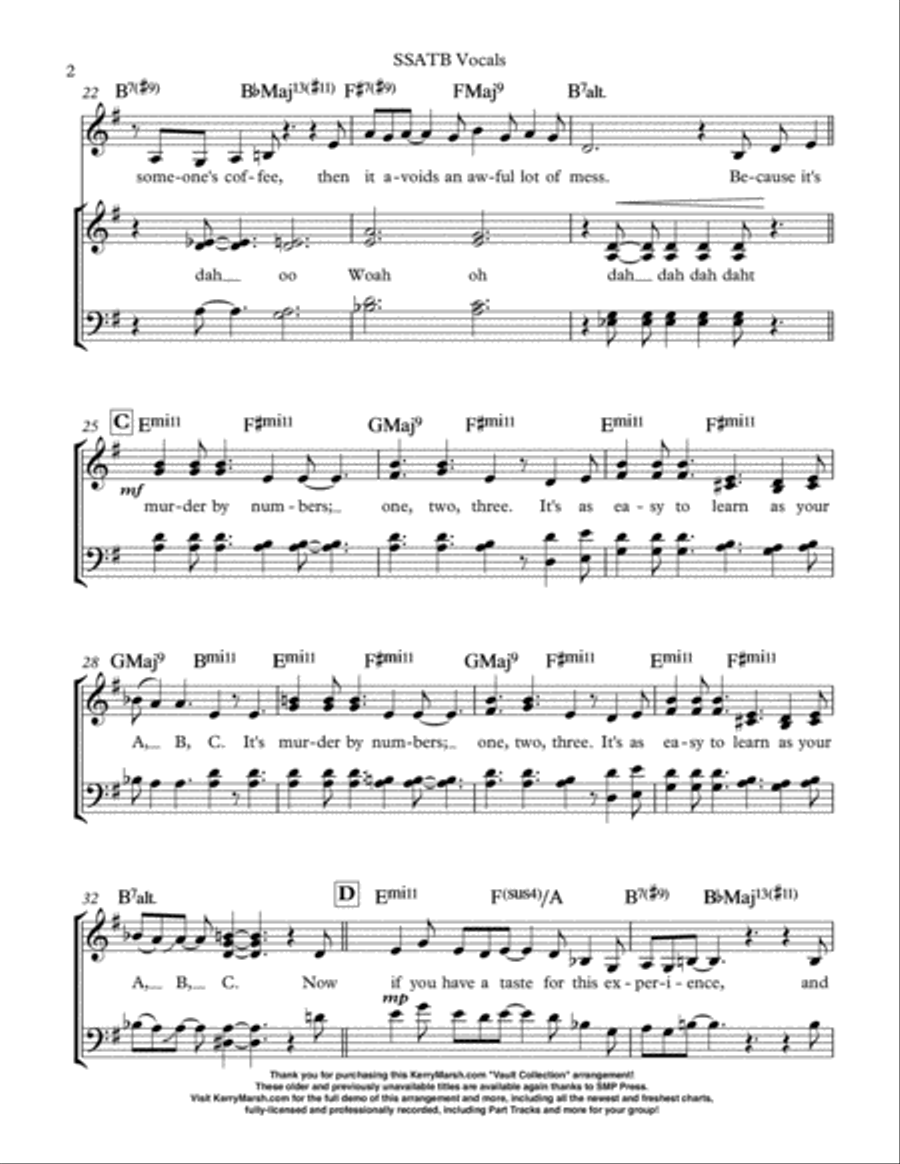 Murder By Numbers Divisi scores gallery preview page 2