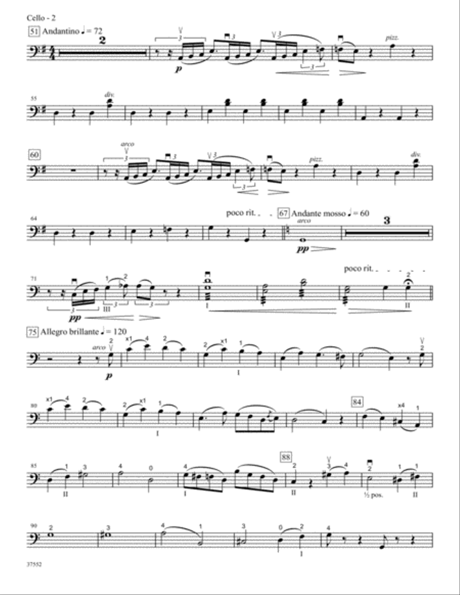 La Forza Del Destino Overture (arr. Michael Hopkins) - Cello String Orchestra scores gallery preview page 2
