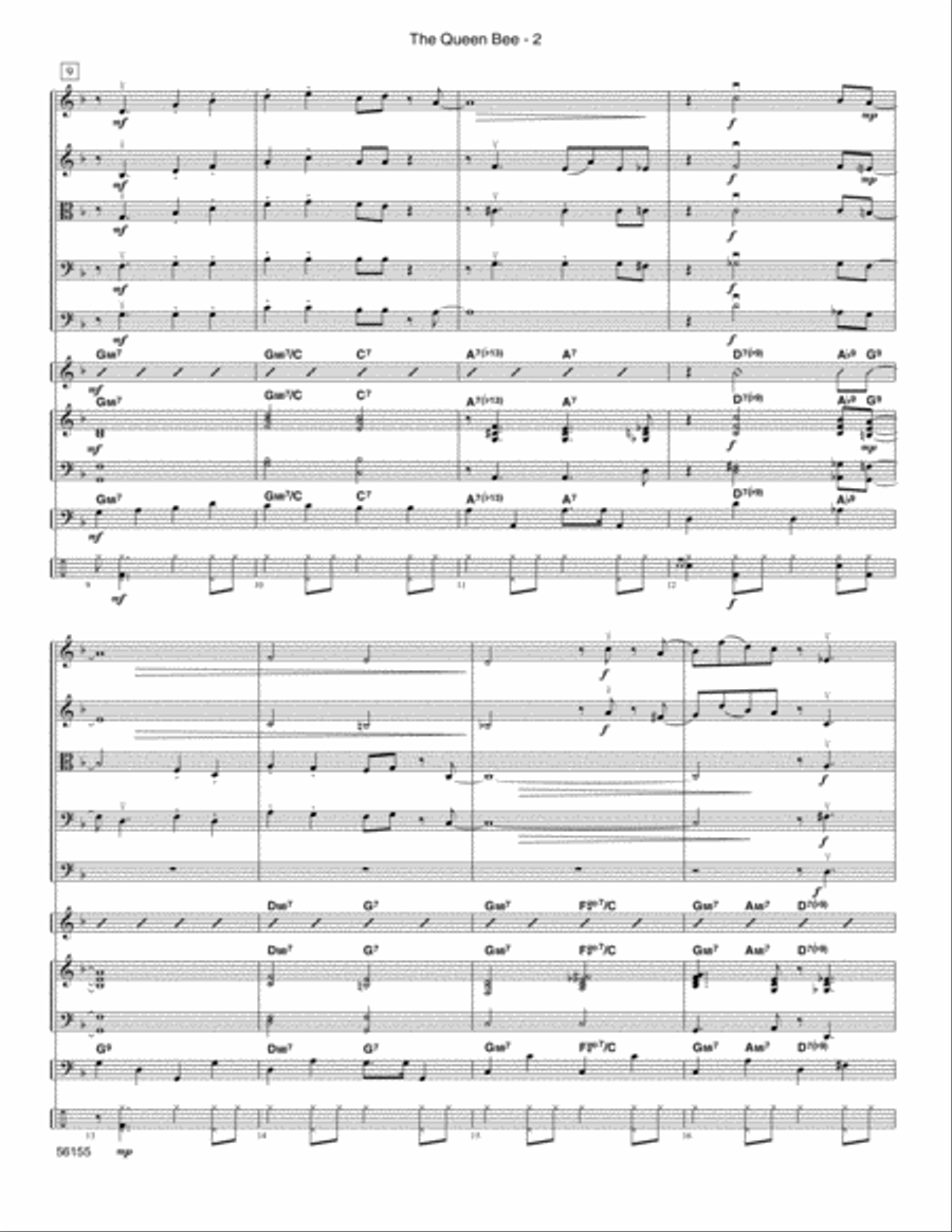 The Queen Bee - Full Score