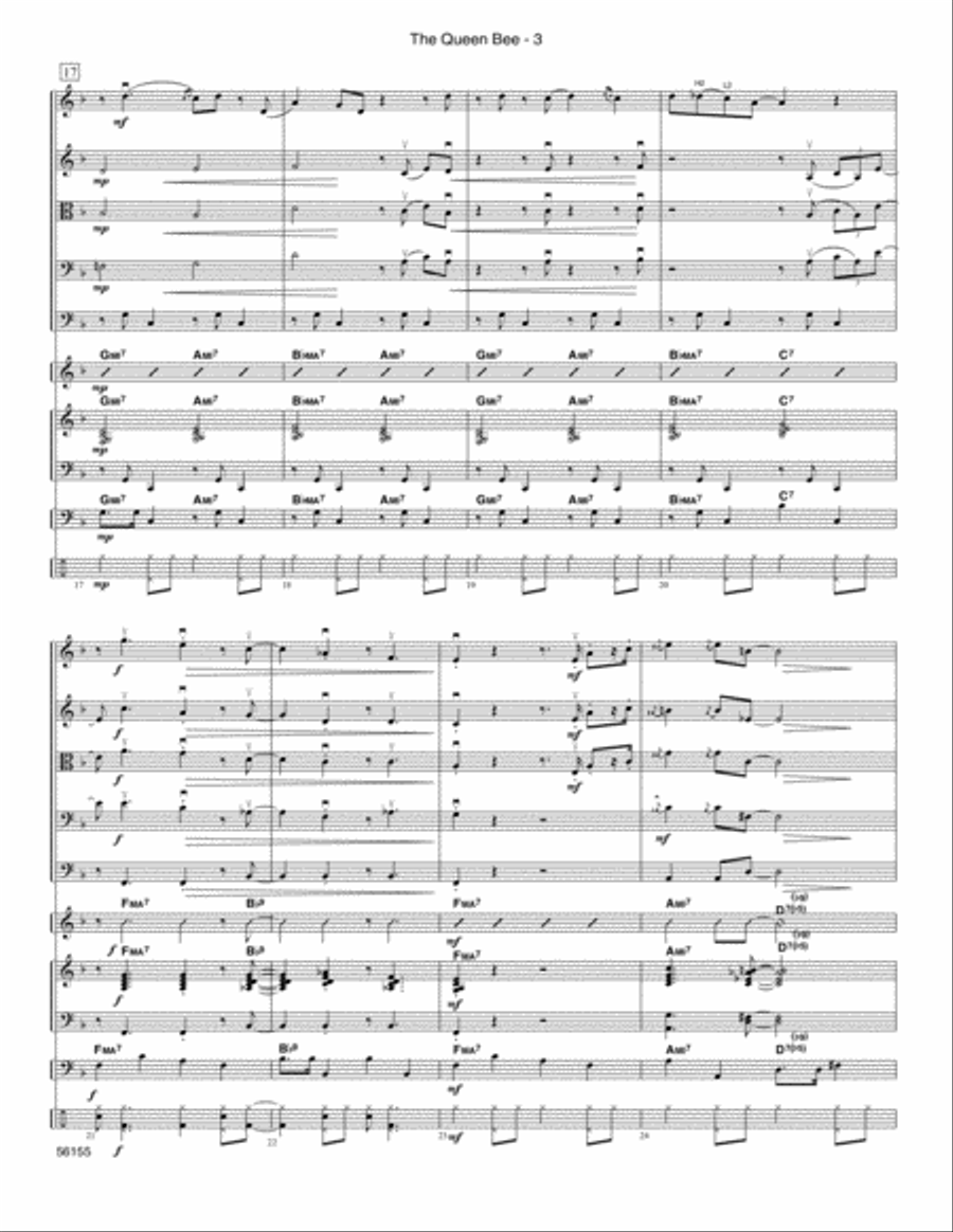 The Queen Bee - Full Score