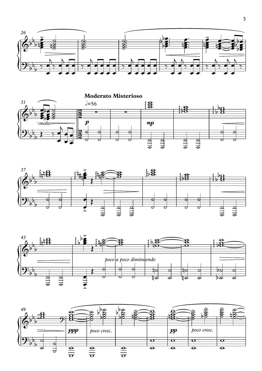 Prelude in E flat ('Neo-Rhapsody') Piano Method scores gallery preview page 3