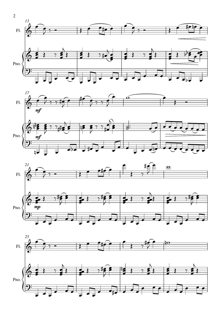 Colonel Boogie Colonel Boogie Flute Solo scores gallery preview page 3