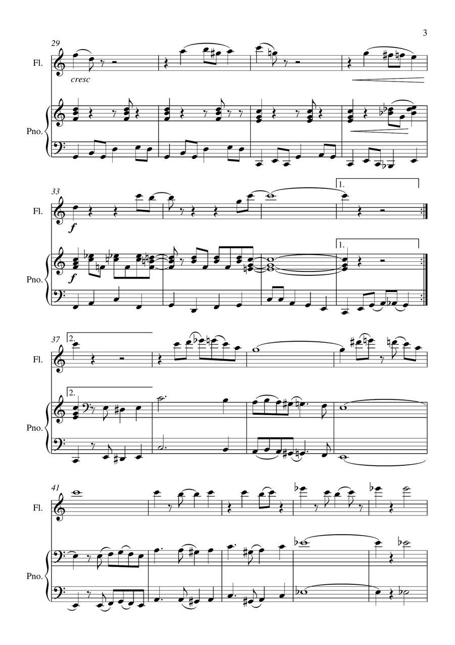 Colonel Boogie Colonel Boogie Flute Solo scores gallery preview page 4