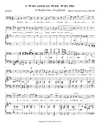 I Want Jesus to Walk With Me, bass voice and piano