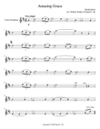 Amazing Grace for tenor saxophone and piano