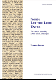 Psalm 24: Let the Lord Enter
