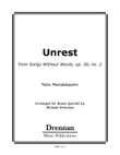 Unrest from Songs Without Words Op. 30, no. 2