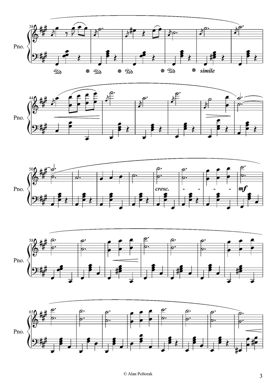 Cosmic Lullaby Cosmic Lullaby Piano Solo scores gallery preview page 3