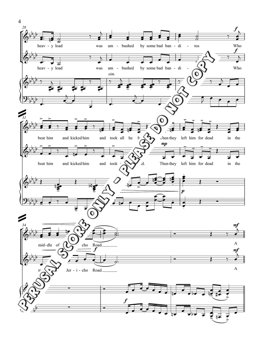 Chico, The Good Samaritan SSA scores gallery preview page 4