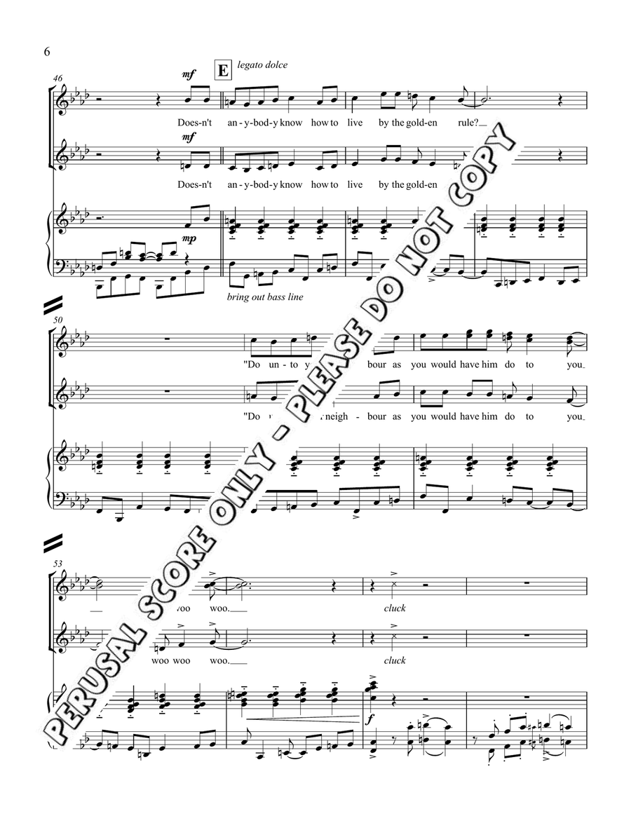 Chico, The Good Samaritan SSA scores gallery preview page 6