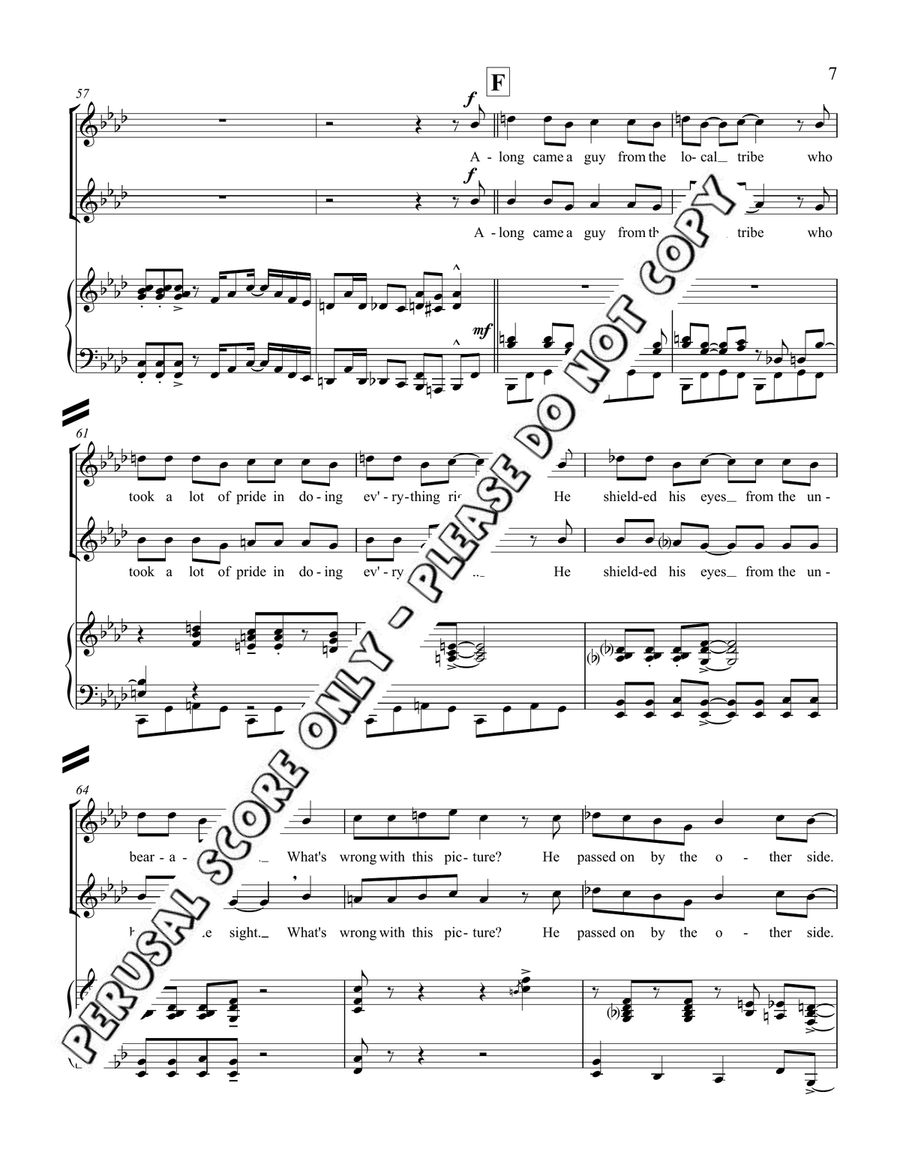 Chico, The Good Samaritan SSA scores gallery preview page 7