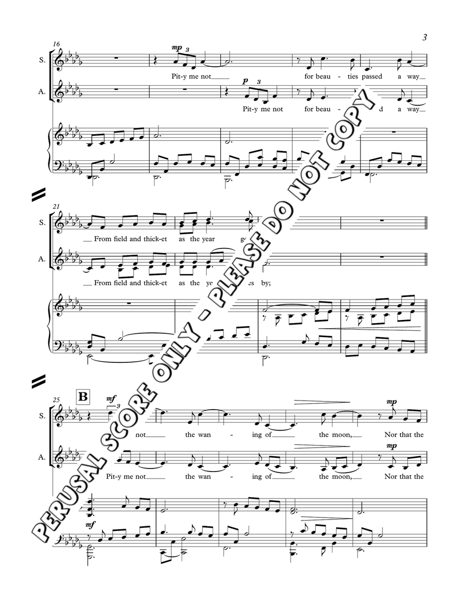 Pity Me Not SSAA scores gallery preview page 3