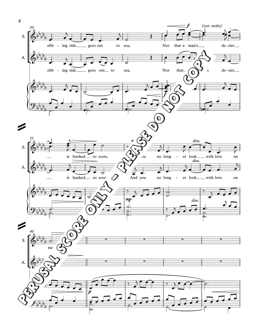 Pity Me Not SSAA scores gallery preview page 4