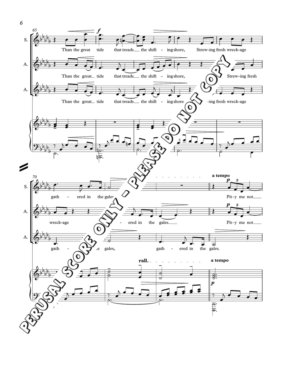 Pity Me Not SSAA scores gallery preview page 6