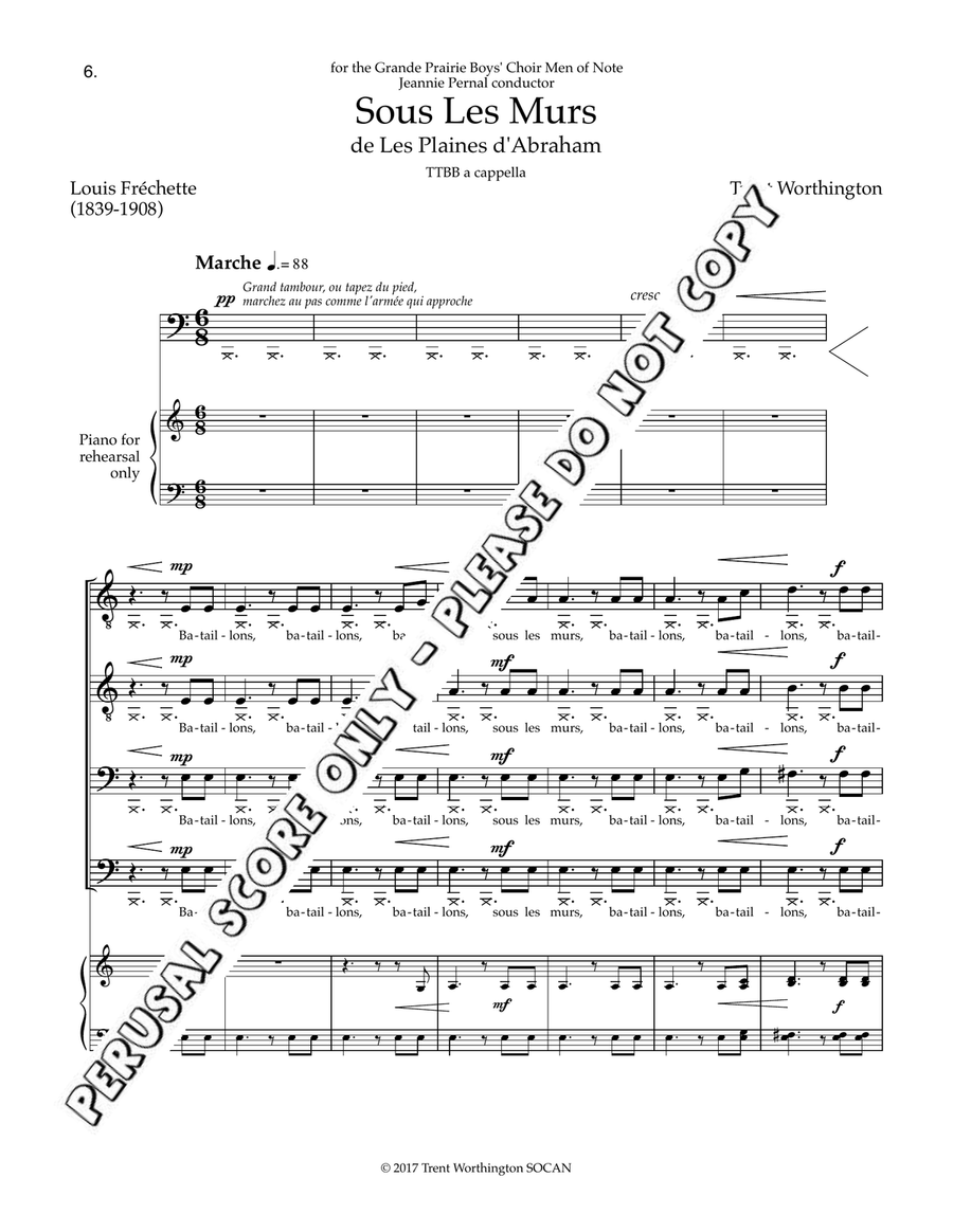 Les Plaines D'abraham Les Plaines D'abraham TTBB scores gallery preview page 7
