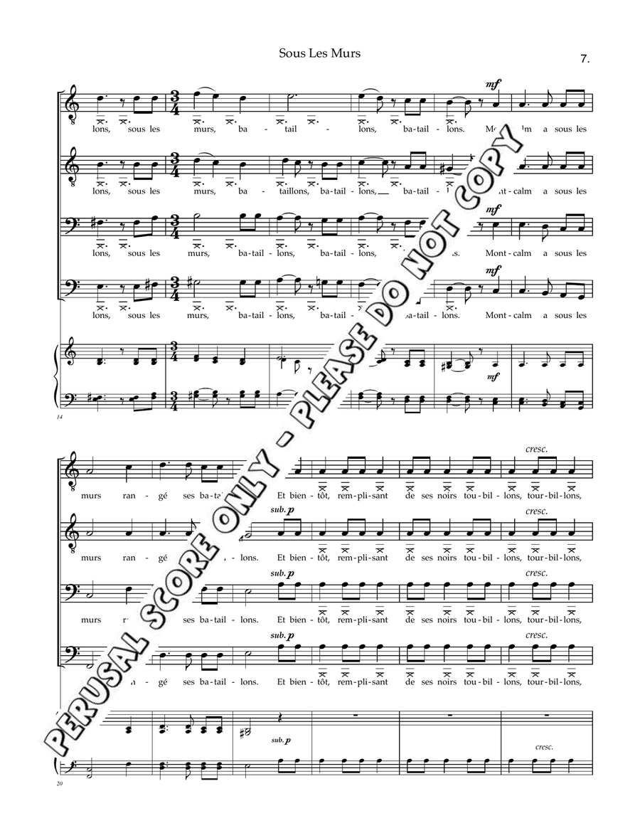 Les Plaines D'abraham Les Plaines D'abraham TTBB scores gallery preview page 8