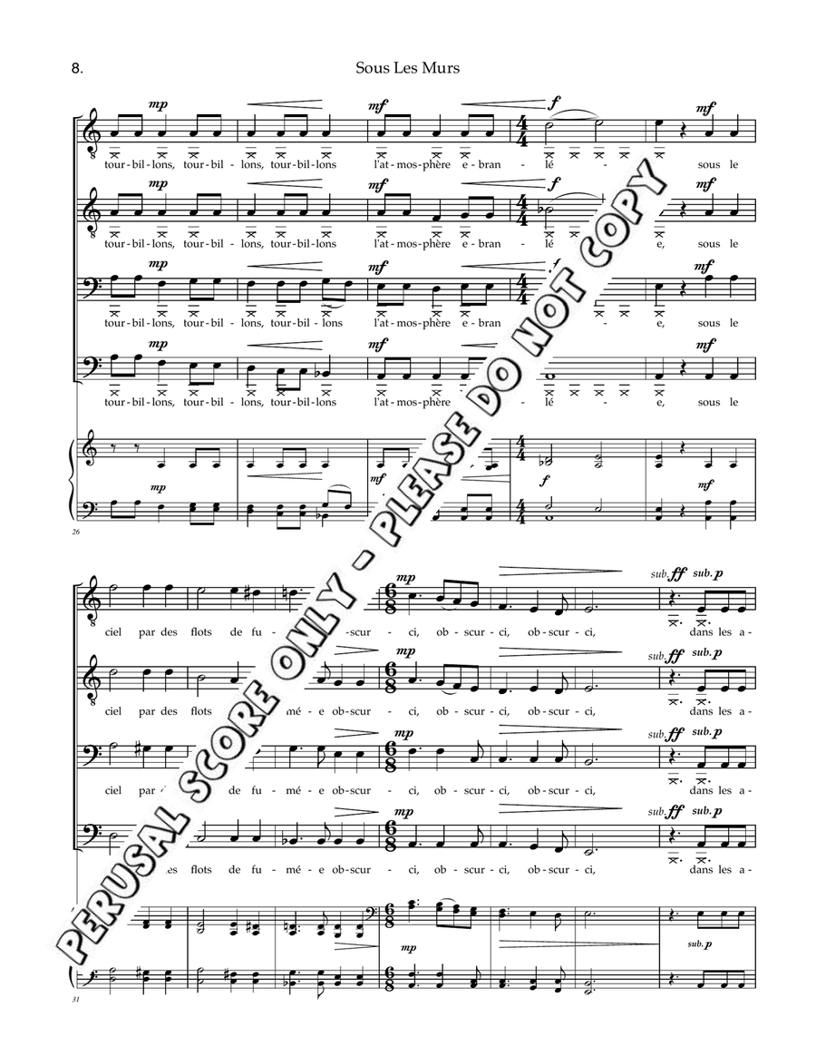 Les Plaines D'abraham Les Plaines D'abraham TTBB scores gallery preview page 9