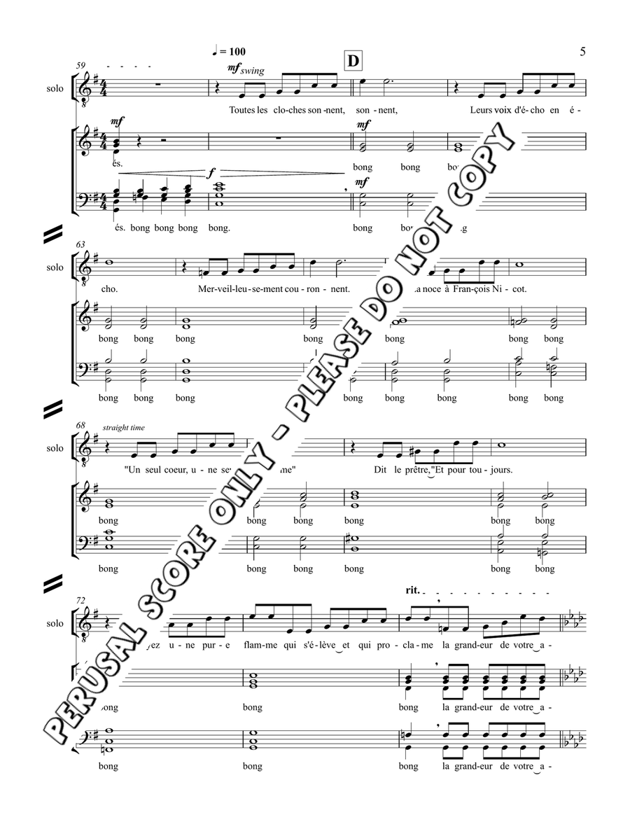 The Jimmy Brown Song The Jimmy Brown Song 4-Part scores gallery preview page 6