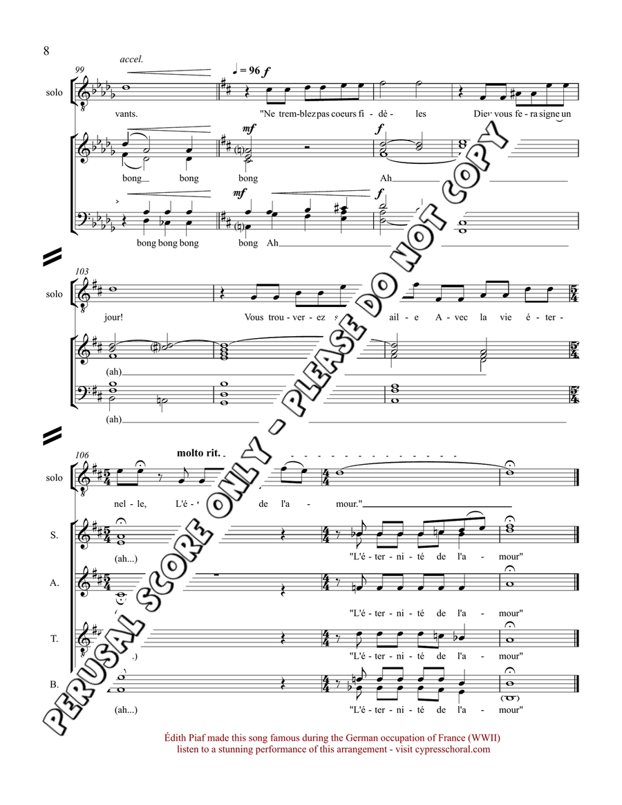 The Jimmy Brown Song The Jimmy Brown Song 4-Part scores gallery preview page 9
