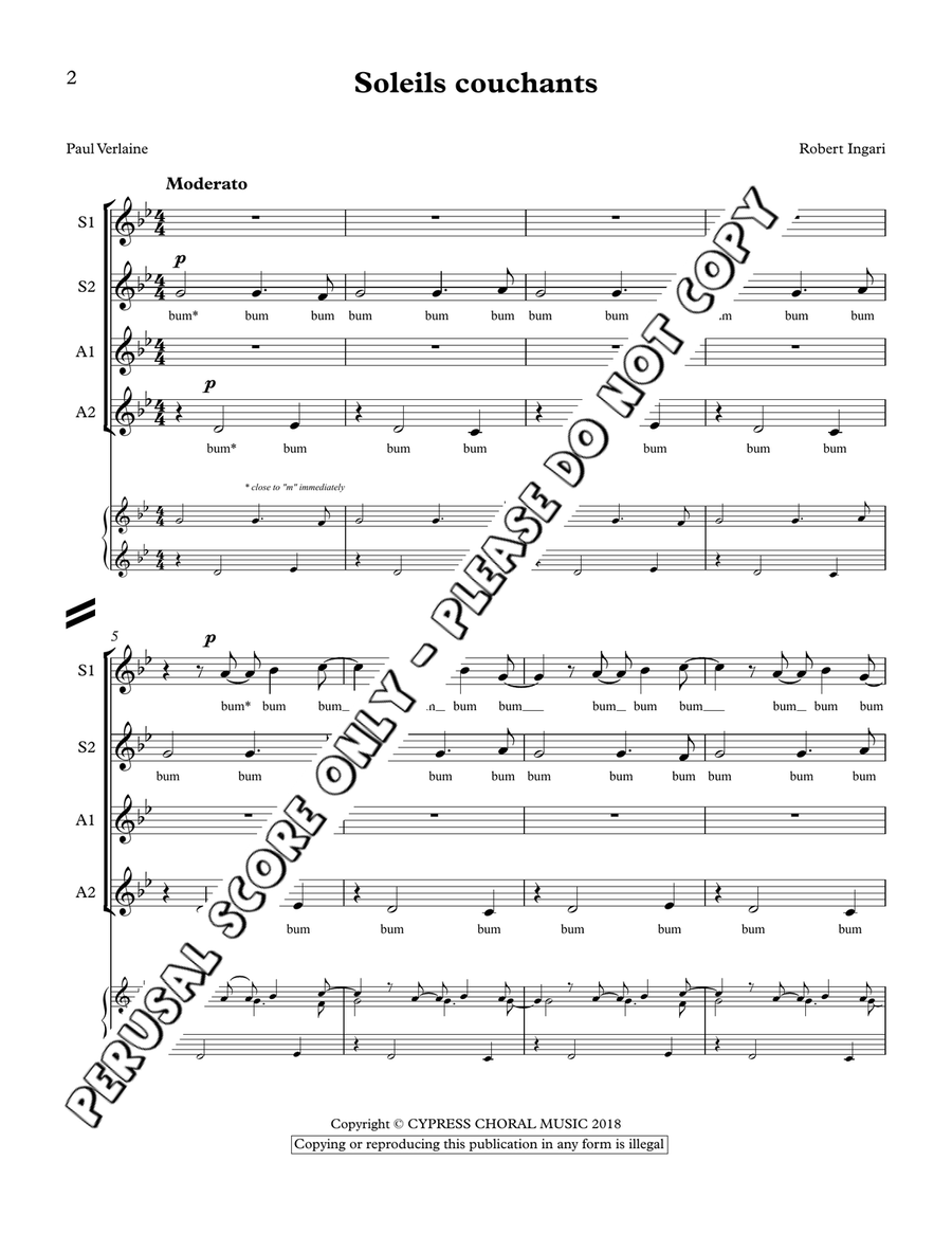 Soleils Couchants Soleils Couchants SSAA scores gallery preview page 2