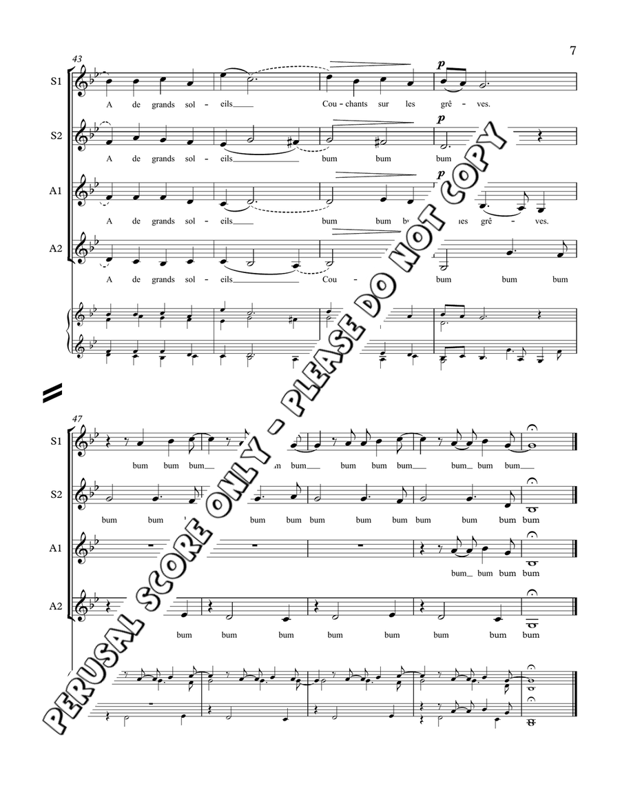 Soleils Couchants Soleils Couchants SSAA scores gallery preview page 7