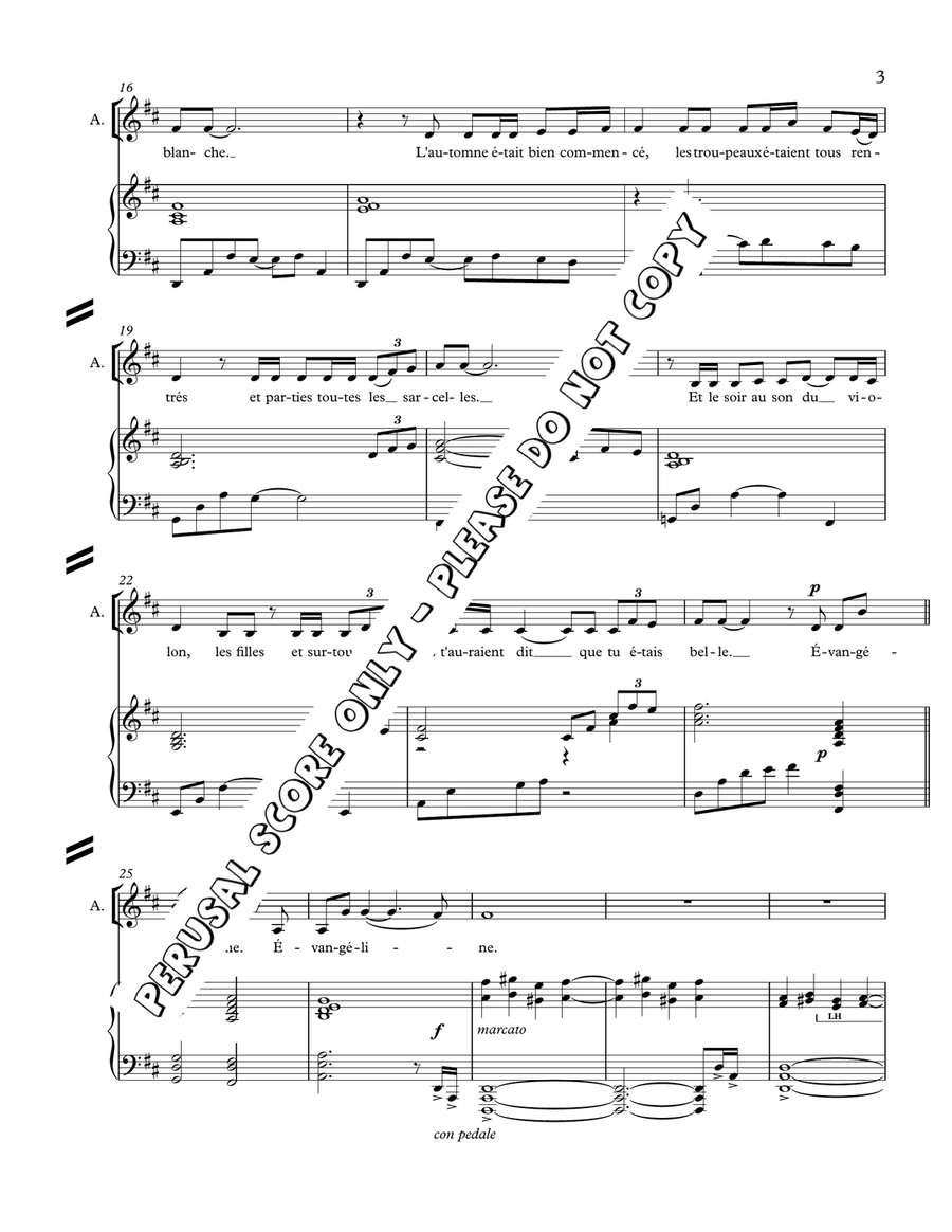 Evangeline SSA - Sheet Music page 3