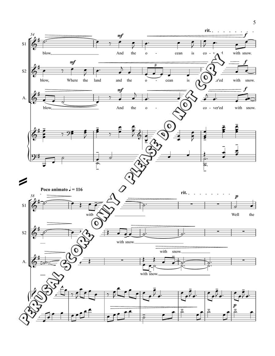 Farewell To Tarwathie Farewell To Tarwathie SSA scores gallery preview page 6